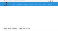 Desktop Screenshot of bansaraeyecare.com
